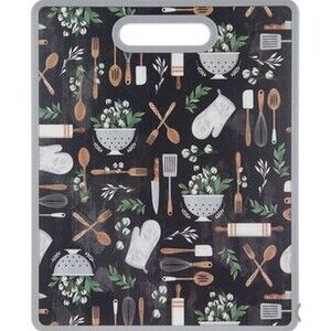 Kitchen Plastic Cutting Board (12"x15") KITCHEN ITEMS,KITCHENWARE, grey frame,HL